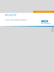 SICK STL70 Operating Instructions Manual