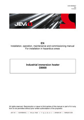 Jevi D8800 Installation Operation & Maintenance
