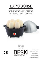 Expo Börse DESKI 400986 Instruction Manual