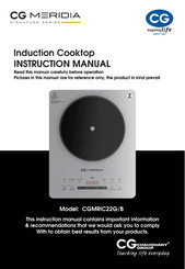 CG MERIDIA SIGNATURE CGMRIC22G Instruction Manual