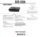 Sony SCD-333A Service Manual
