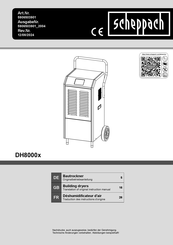 Scheppach DH8000x Translation Of Original Instruction Manual