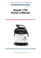 Bissell 1725 User Manual