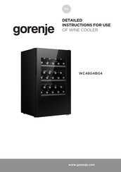 Gorenje WC48G4BG4 Detailed Instructions For Use