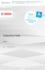 Bosch PIV83KHC1E Information For Use