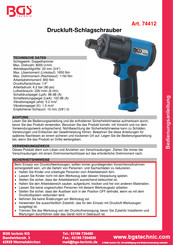 BGS technic 74412 Instruction Manual