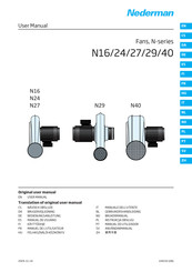 Nederman 12373845 User Manual