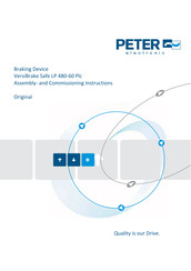 Peter electronic VersiBrake Safe LP 480-60 Plc Assembly And Commissioning Instructions