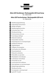 brennenstuhl HL 1000 ACW Operating Instructions Manual
