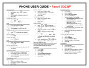 Fanvil X303W User Manual
