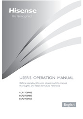 Hisense LCR17D6NBE User's Operation Manual