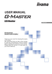 Iiyama G-MASTER GCB4580DQSN-B1 User Manual