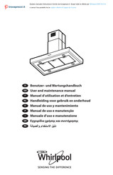 Whirlpool AKR 810 IX User And Maintenance Manual