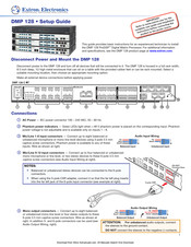 Extron electronics DMP 128 C AT Setup Manual