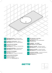 BETTE BETTELUX A220-006PW Installation Instructions Manual