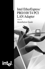 Intel EtherExpress PRO/100 T4 Installation Manual