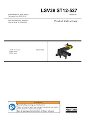 Atlas Copco 8423013302 Product Instructions