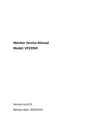 Asus VP229HF Series Service Manual