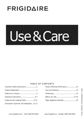 Frigidaire FPID2497RF1A Use & Care Manual