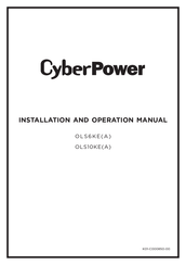CyberPower OLS10KEA Installation And Operation Manual