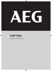 AEG A18FTSB0 Original Instructions Manual