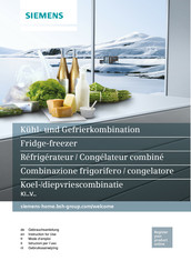 Siemens KI34VV22FF Instructions For Use Manual