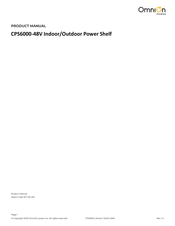 OmniOn Power CPS6000-48V Product Manual