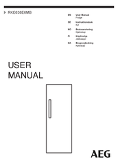 AEG RKE638E6MB User Manual