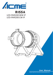 ACME RISSA LED-PAR200 WW IP User Manual