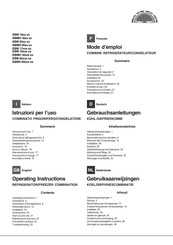 Indesit SBMH 20 Series Operating Instructions Manual