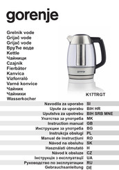 Gorenje K17TRGT Instruction Manual