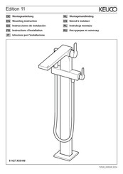 KEUCO Edition 11 51127130100 Mounting Instruction