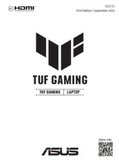Asus TUF Gaming A15 FA507UV-LP010W Manual