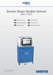 Drester BOXER DB21S Operation Manual