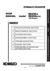 Kobelco SK260LC-8 Shop Manual