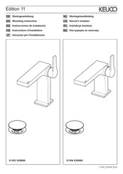 KEUCO Edition 11 51102010000 Mounting Instruction