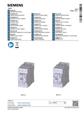 Siemens SIRIUS 3RT2.3 3 Series Original Operating Instructions