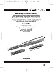 CTC Union CLATRONIC HAS 2729 Instruction Manual & Guarantee