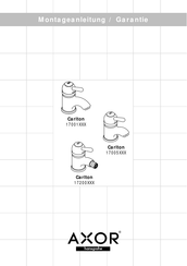 Hans Grohe AXOR Carlton 17001 Series Manual