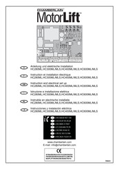 Chamberlain MotorLift HC400ML/MLS Instructions Manual