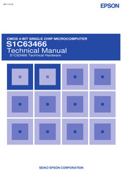 Epson S1C63466 Technical Manual