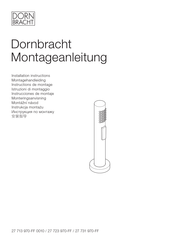 Dornbracht 27 723 970 Series Installation Instructions Manual