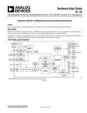 Analog Devices Advantiv ADV7611 Hardware User's Manual
