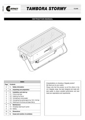 ARRI CLAYPAKY TAMBORA STORMY Instruction Manual