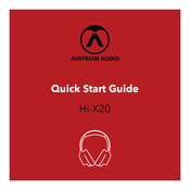 Austrian Audio Hi-X20 Quick Start Manual