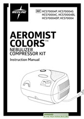Medline AEROMIST COLORS HCS70004C Instruction Manual