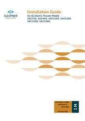 Sleipner SAC750/513-I-4L-H Installation Manual
