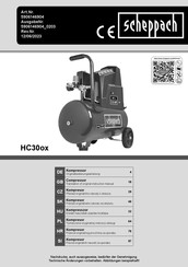 Scheppach HC30ox Translation Of Original Instruction Manual