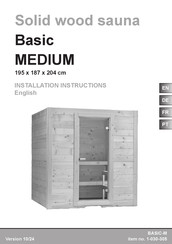 Harvia BASIC-M Installation Instructions Manual