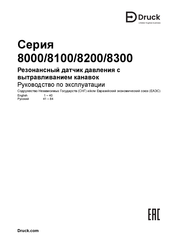 Druck TERPS8 Series Instruction Manual